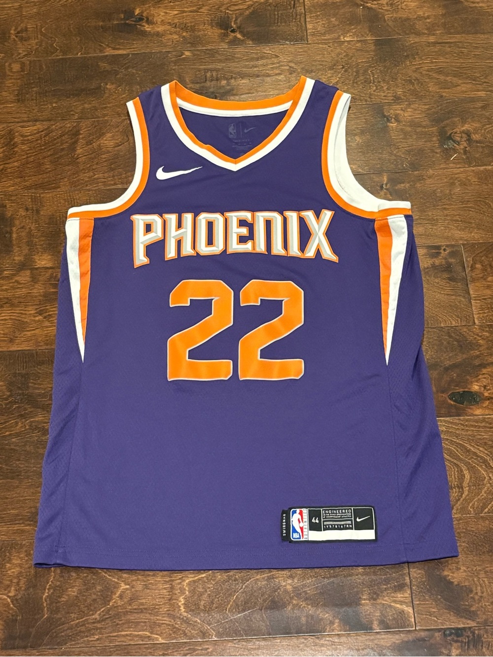 NBA Phoenix Suns Purple & Orange #22 Basketball Jersey